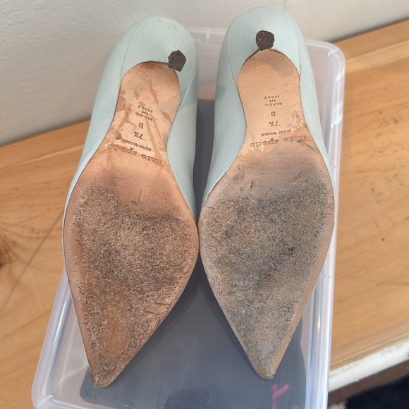 Kate Spade Heels in Light Teal - Picture 5 of 5